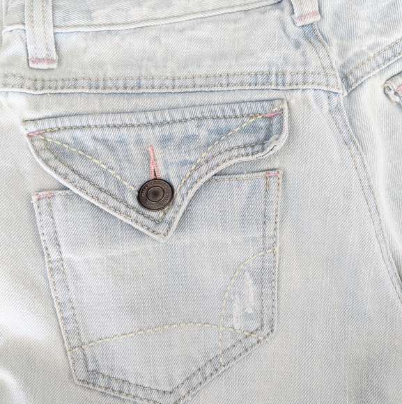 Distressed mid rise boyfriend jeans - Picture 11 of 12